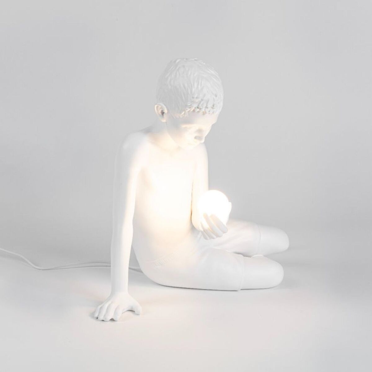Inner Glow Mini Boy Tafellamp Wit