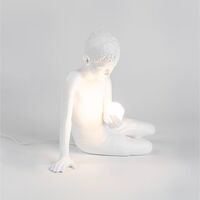 Inner Glow Mini Boy Tafellamp Wit