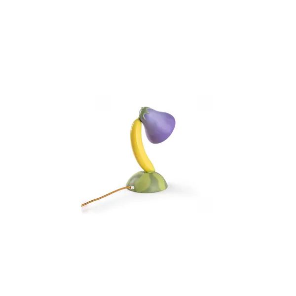 Vitamin Collection Eggplant Table Lamp Multicolored