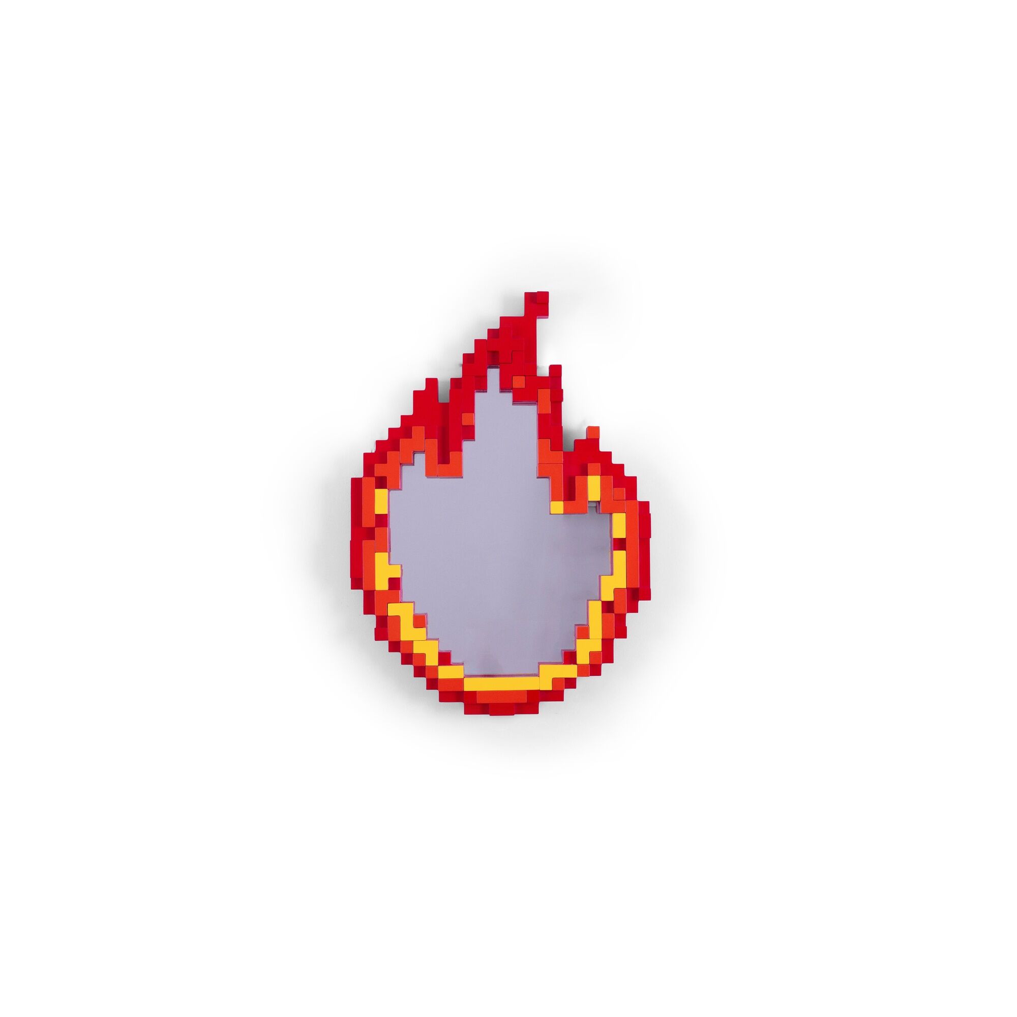 Pixel Flame Speil Rød/ Oransje/ Gul