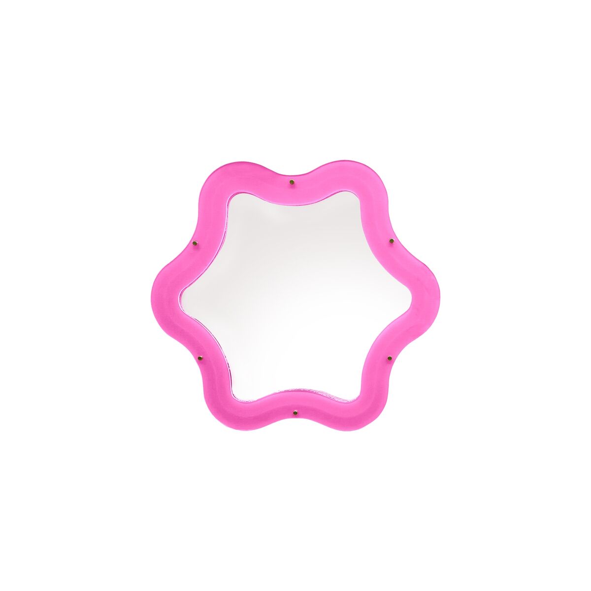 Supercurve Tiny Flower Espejo Rosa