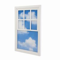 Windows Loft Wandlamp Wit/ Blauw
