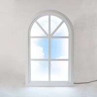 Windows Loft Wandlamp Wit/ Blauw