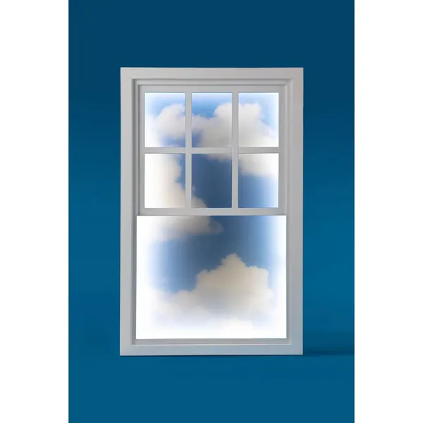 Windows Loft Wandlamp Wit/ Blauw