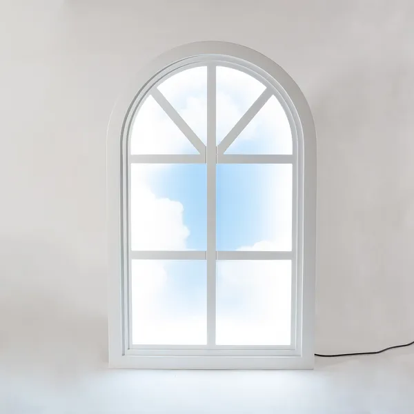 Windows Loft Wandlamp Wit/ Blauw