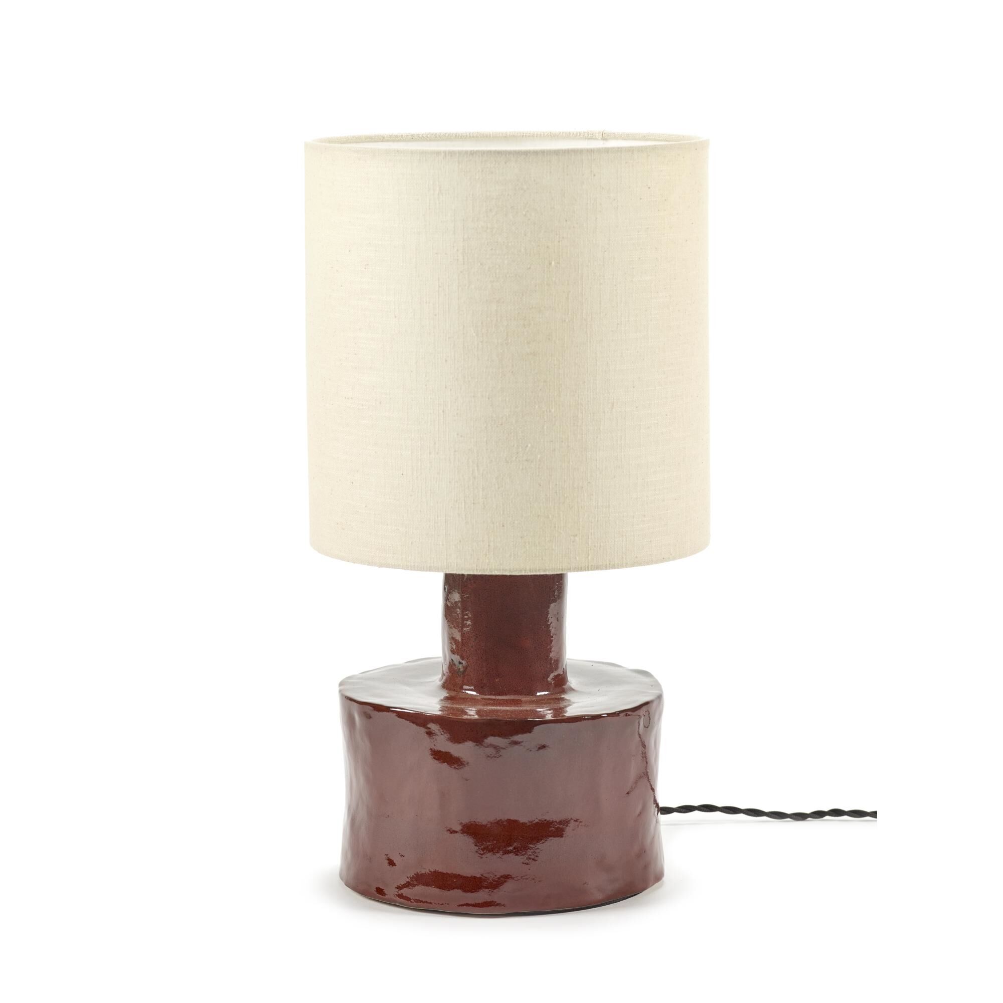 Lighting av Marie Michielssen Bordslampa R&ouml;d/ Beige Catherin