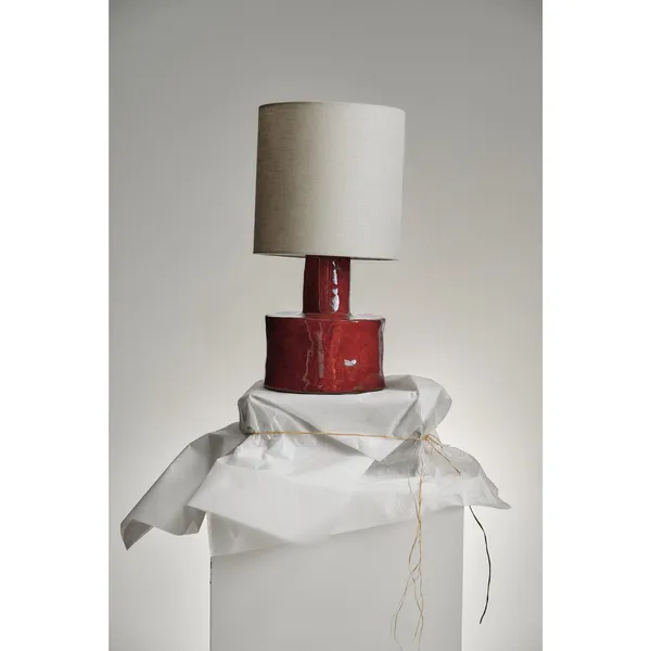 Lighting By Marie Michielssen Tafellamp Rood/ Beige Catherin