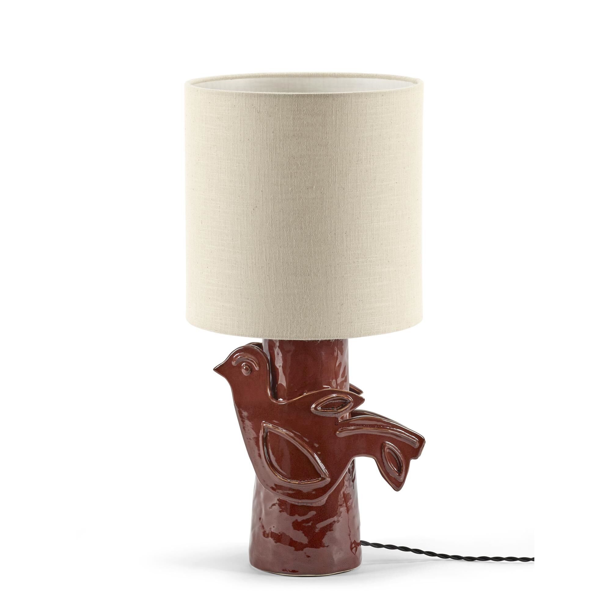 Lighting By Marie Michielssen Bordslampa R&ouml;d/ Beige Paloma