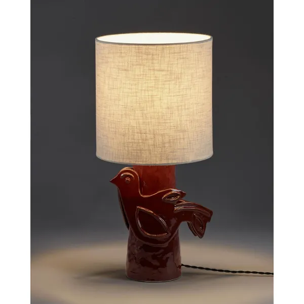Lighting By Marie Michielssen Table Lamp Red/ Beige Paloma