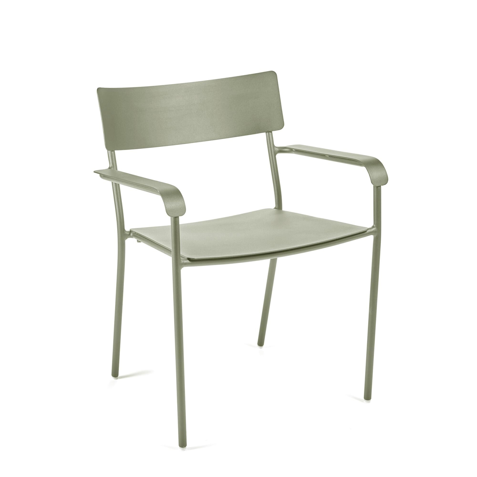 August Havestol Med Armln L Eucalyptus Green