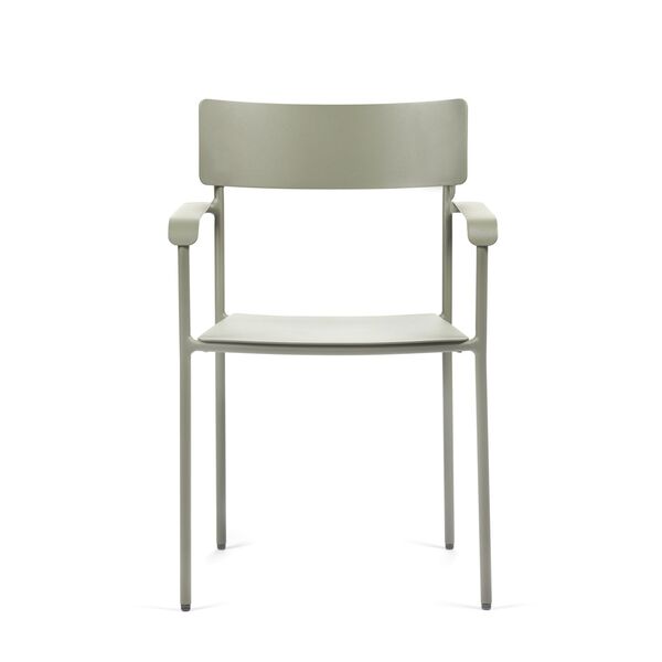 August Chaise De Jardin Avec Accoudoir S Vert Eucalyptus
