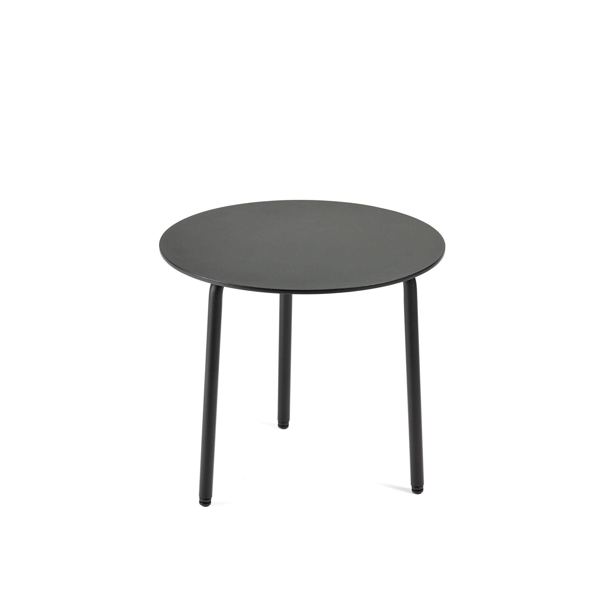 August Table d'Appoint Ronde S Noir