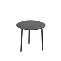 August Side Table Round S Black