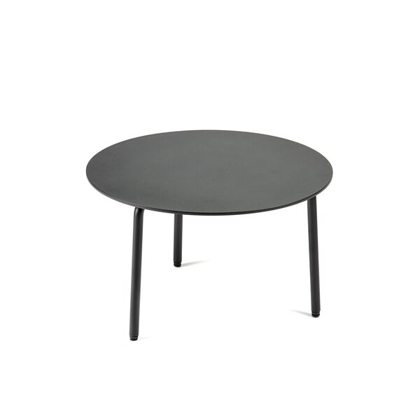 August Beistelltisch Rund M Schwarz