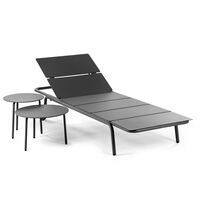 August Sunbed Black