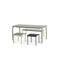 August Garden Table L Eucalyptus Green