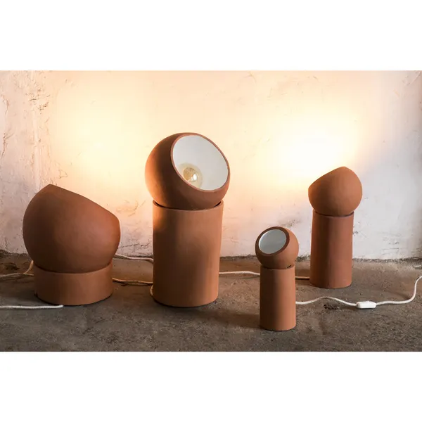 Terra Light Stehlampe, Niedrig, Terrakotta