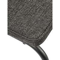 August Cushion For Garden Chair With Armrest Black