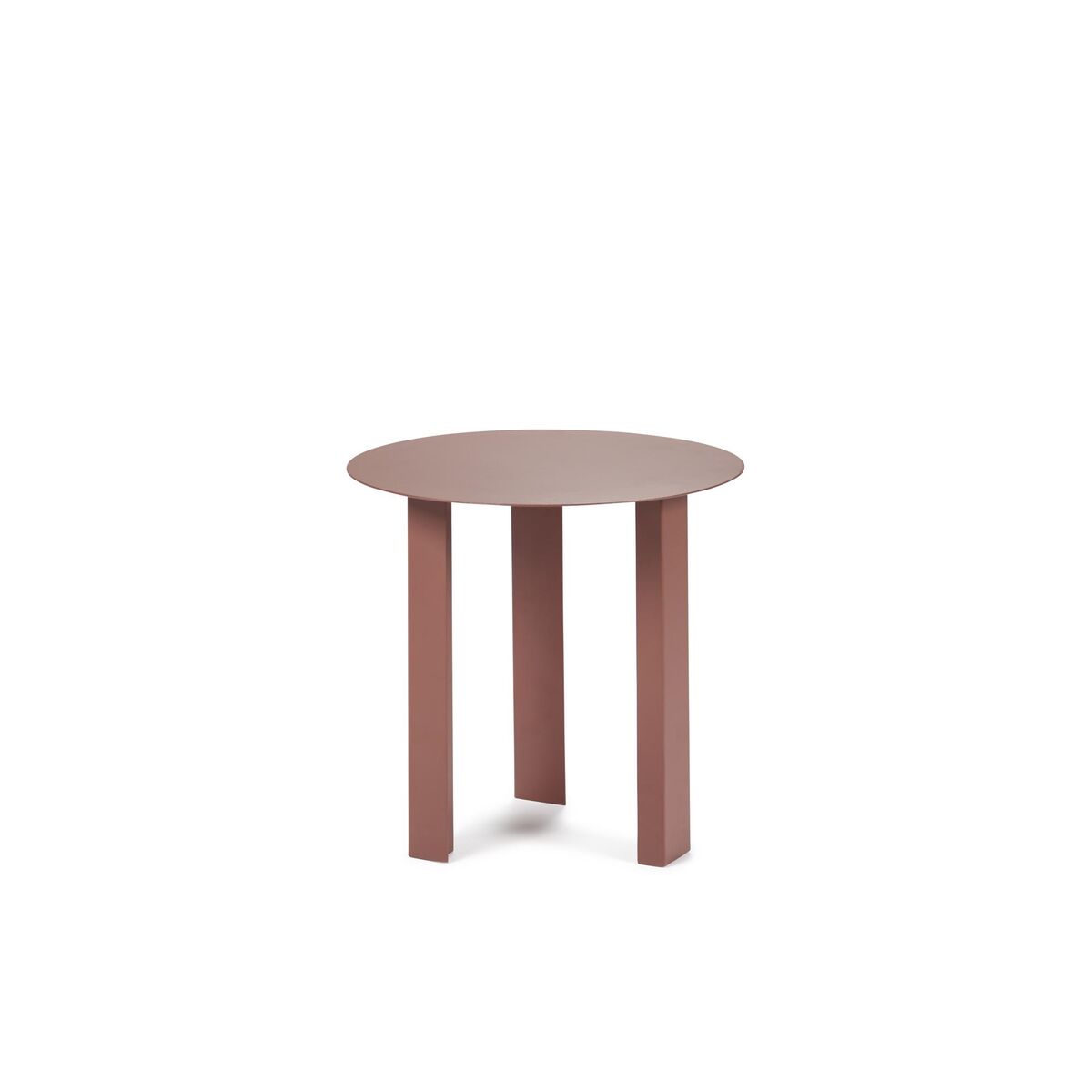 Metal Sculptures Side Table S Red
