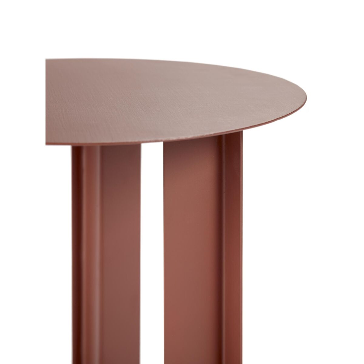 Metal Sculptures Side Table S Red