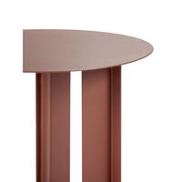 Metal Sculptures Side Table S Red