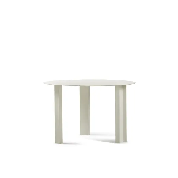 Metal Sculptures Side Table M Cream