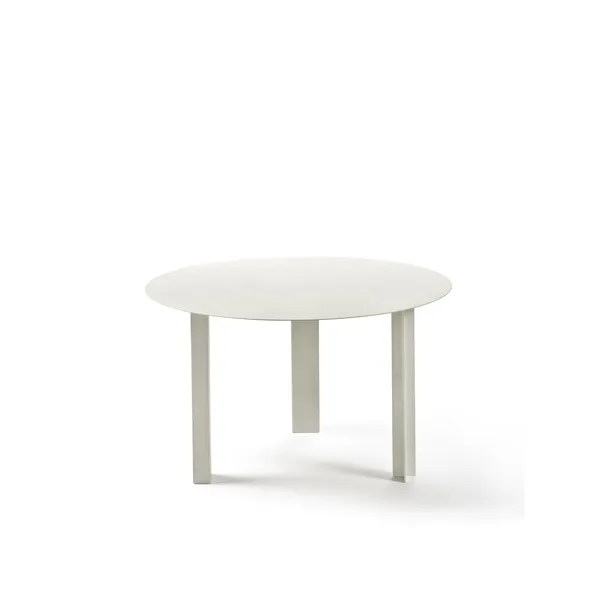 Metal Sculptures Side Table M Cream
