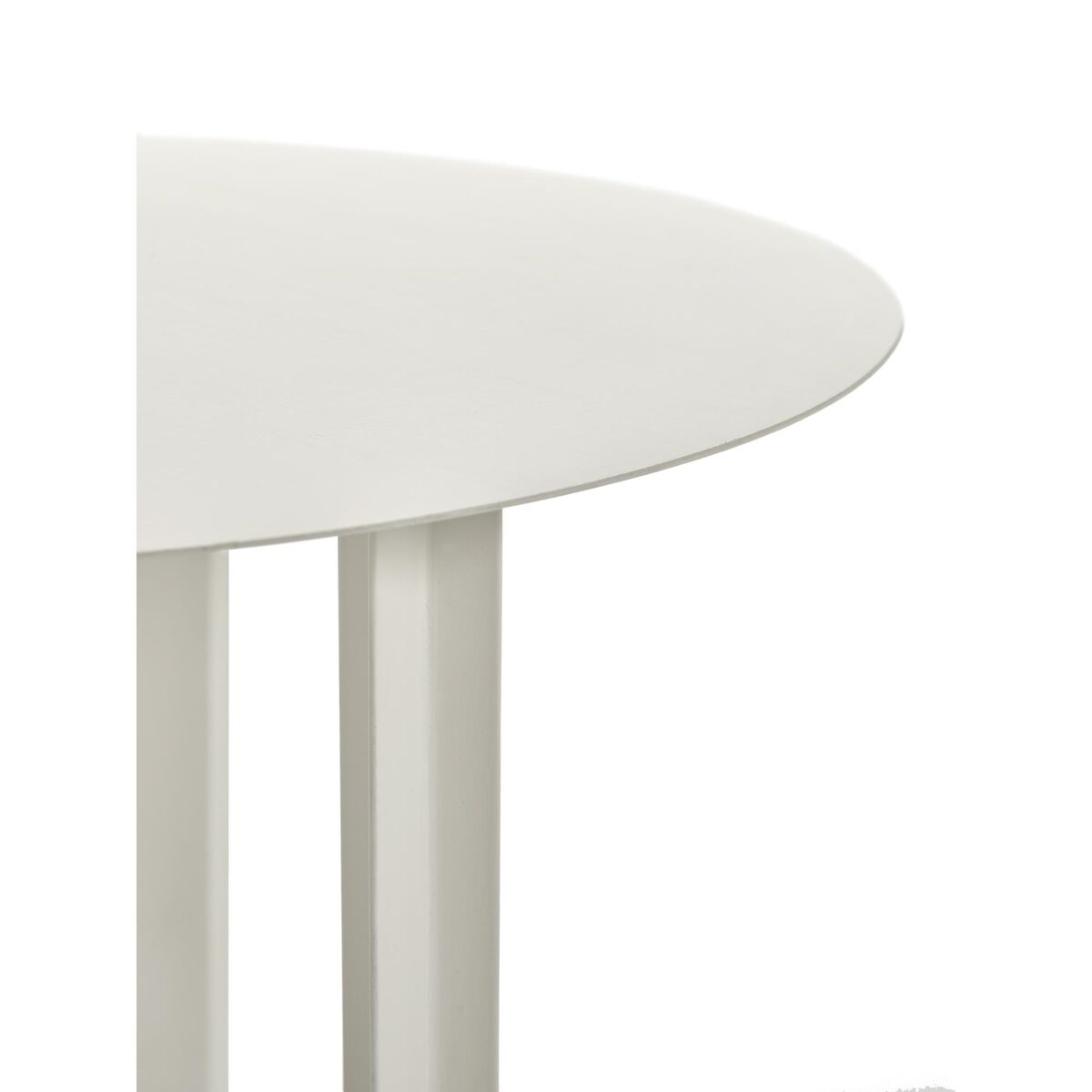 Métal Sculptures Table d'Appoint M Crème