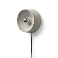 Applique Lighting di Patrick Paris, Modello S in Cemento/chadophe