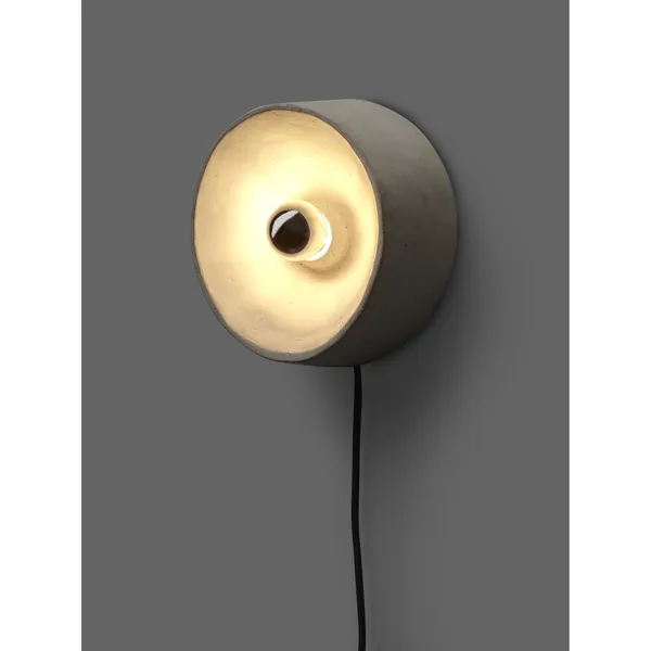 Applique Lighting di Patrick Paris, Modello S in Cemento/chadophe
