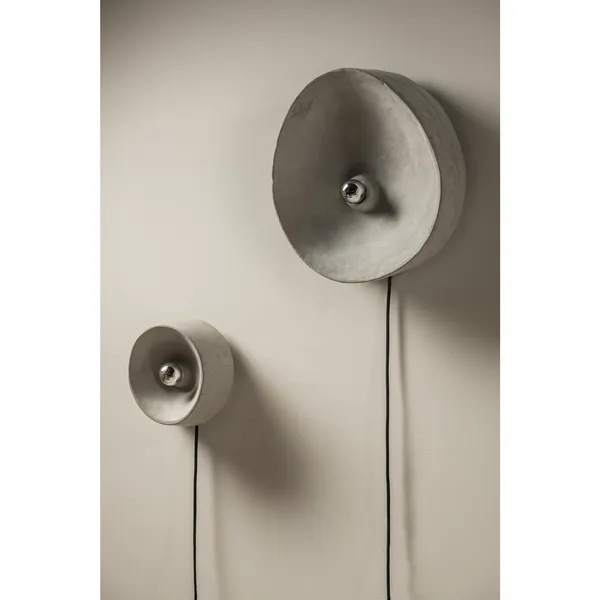 Applique Lighting di Patrick Paris, Modello S in Cemento/chadophe
