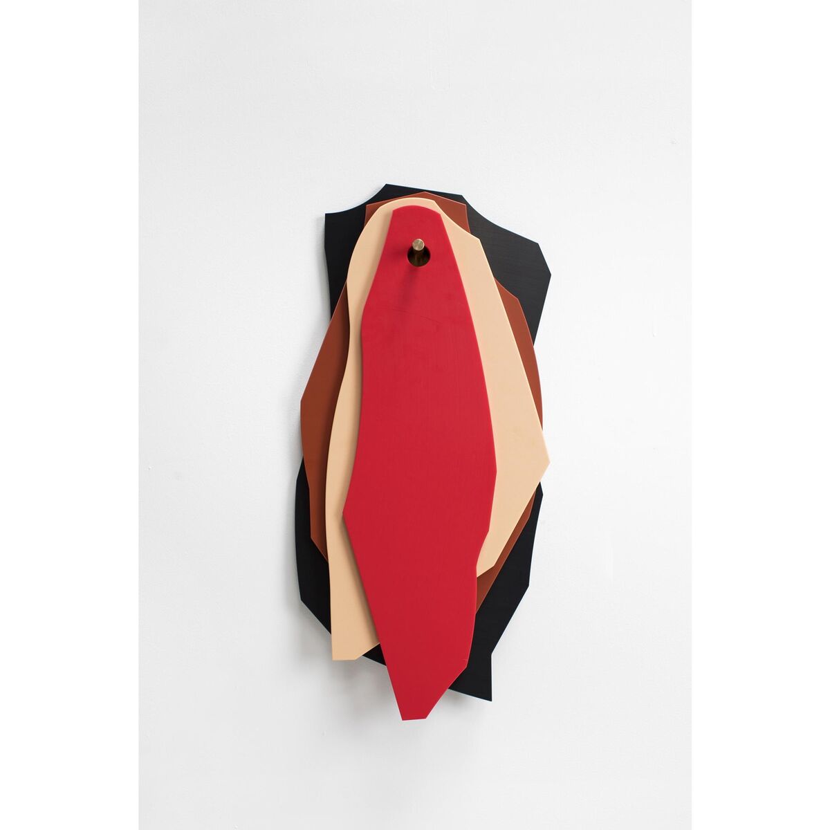 Cutting Board Skærebræt/Ophæng Sort/Brun/Pink/Rød