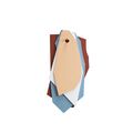 Brown / Blue / White / Pink