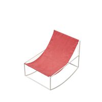 Mecedora Blanco/ Rojo