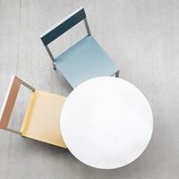 Alu Esstisch Rund Ø65 Aluminium