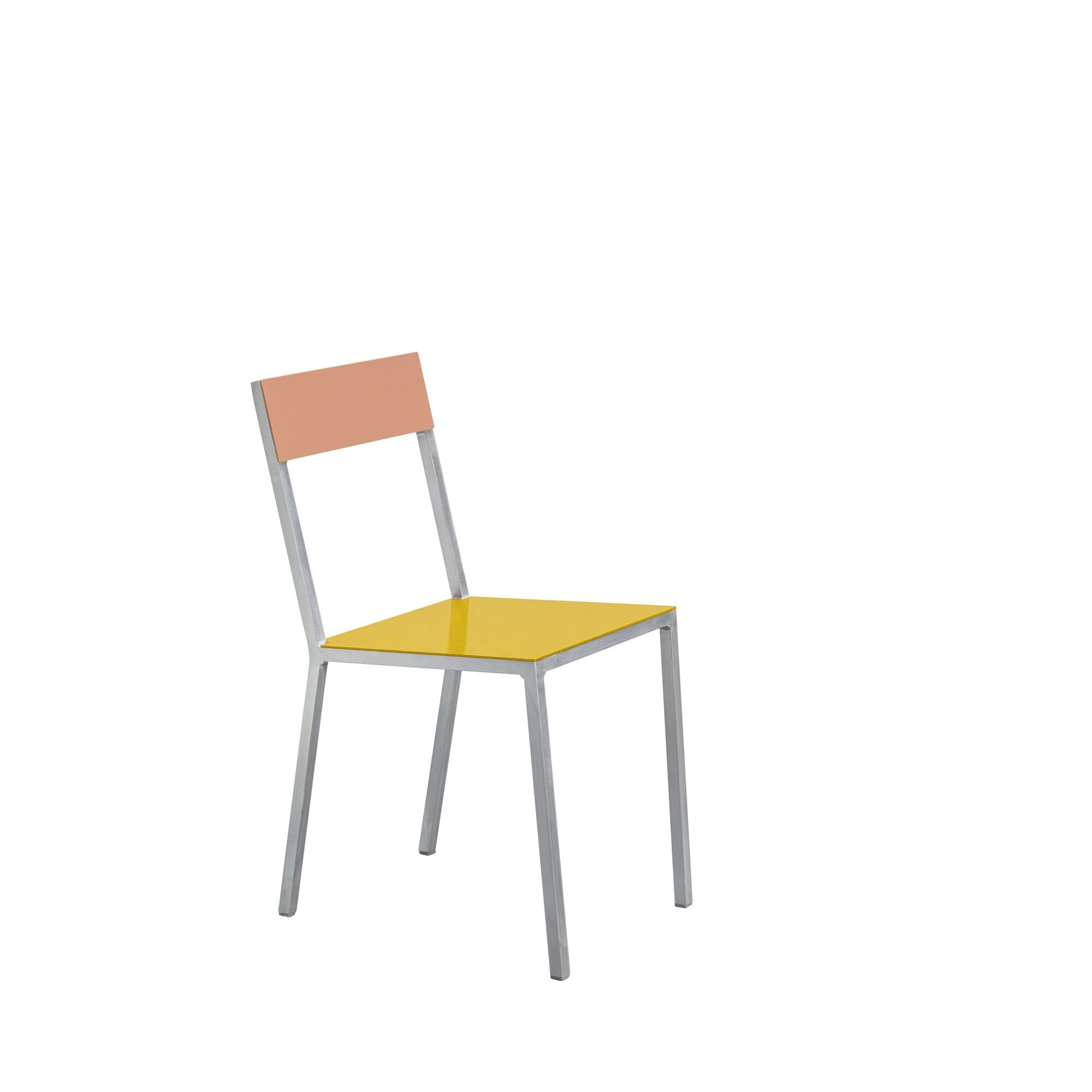 Alu Spisebordsstol Gul/Pink