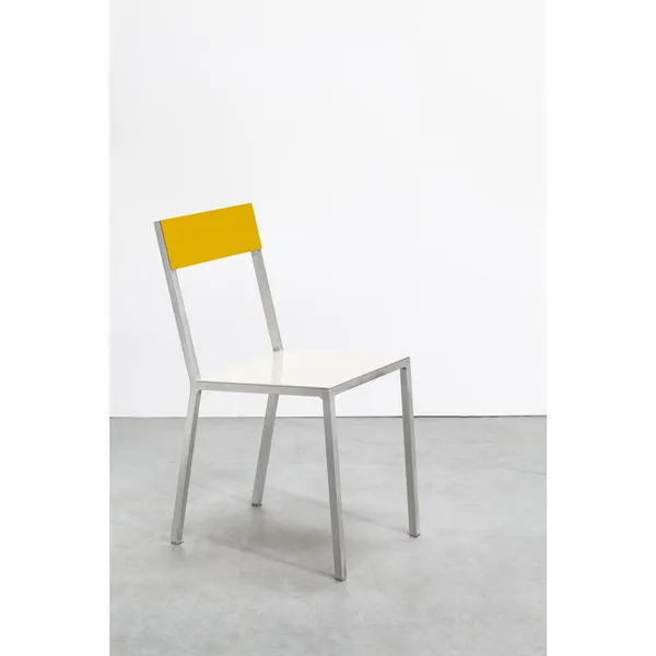 Alu Dining Chair Yellow/ Pink