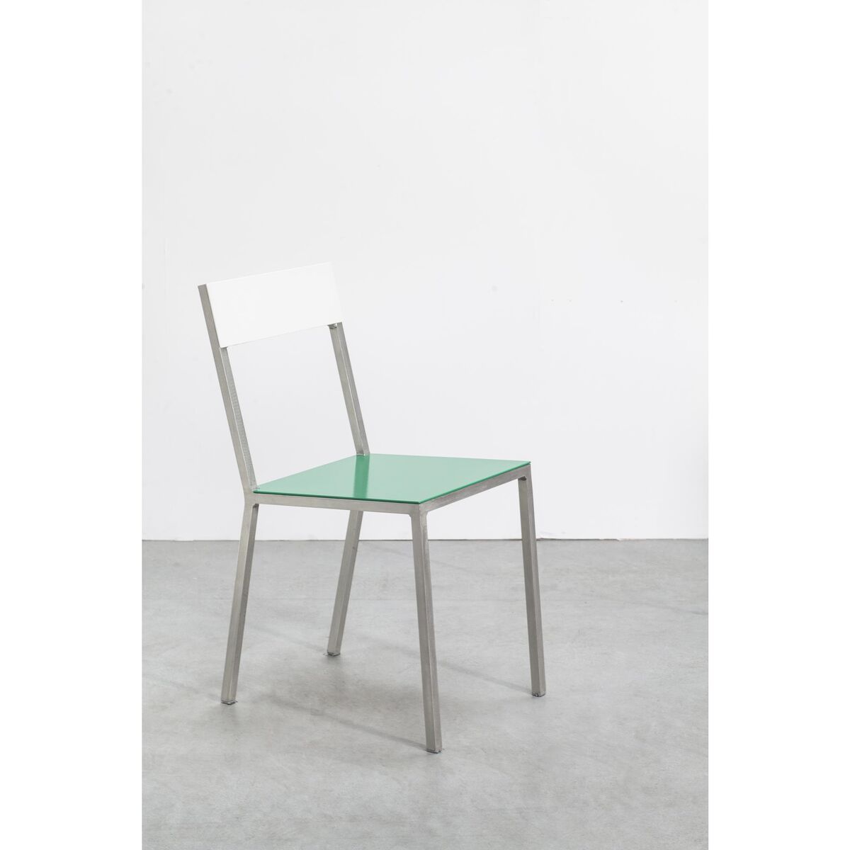 Sedia da Pranzo Alu Verde/ Bianco