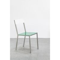 Sedia da Pranzo Alu Verde/ Bianco