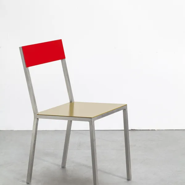 Alu Dining Chair Curry/ Red