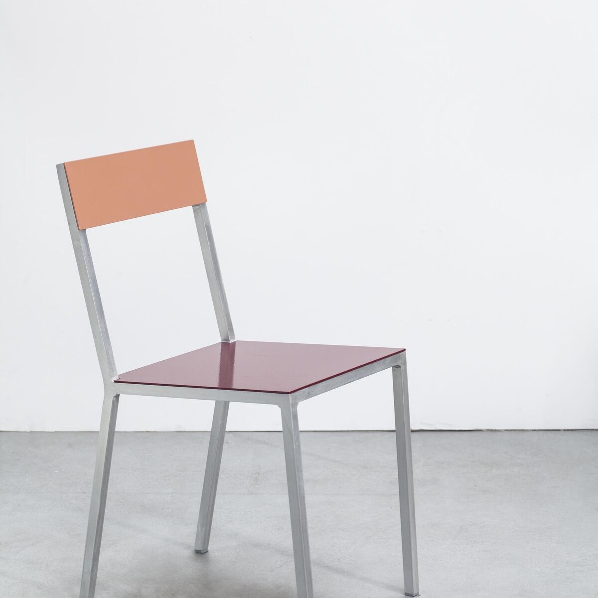 Alu Table à Manger Chaise Bordeaux/ Rose