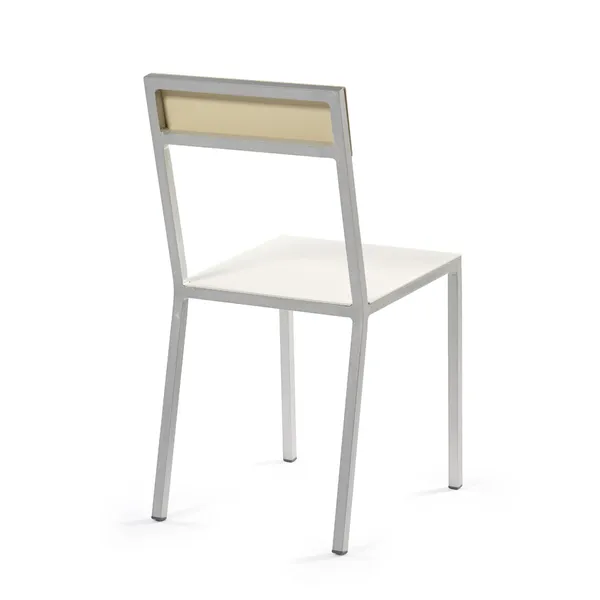 Alu Dining Table Chair White/Ivory