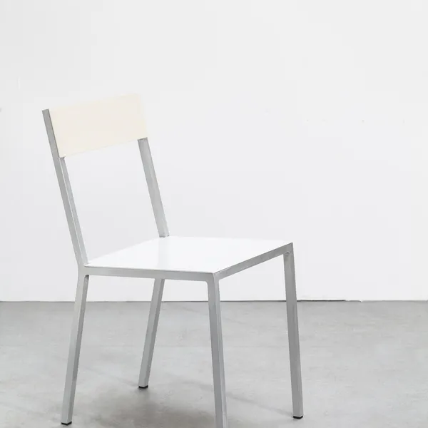 Alu Dining Table Chair White/Ivory