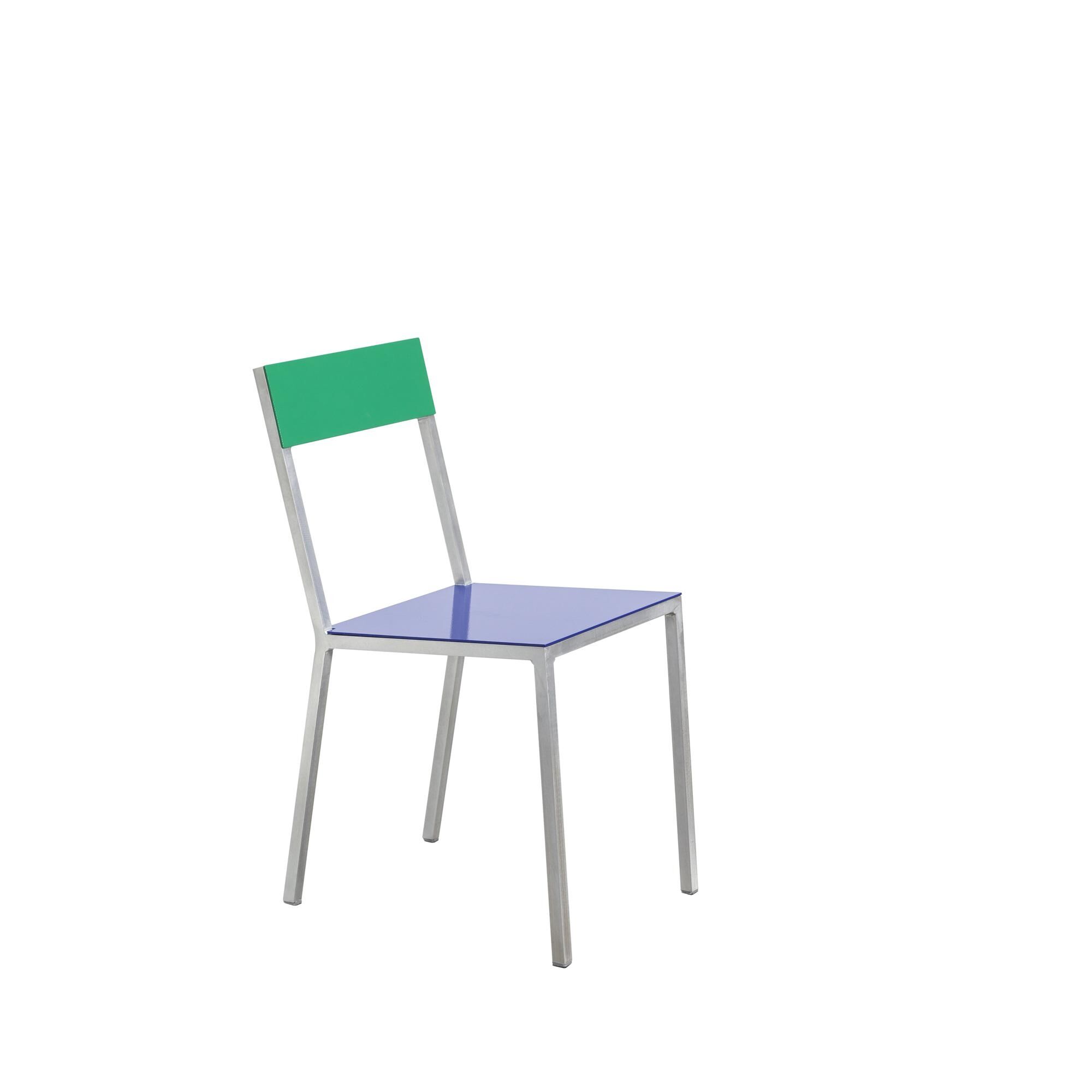 Alu Spisebordsstol Mrkebl/Grn