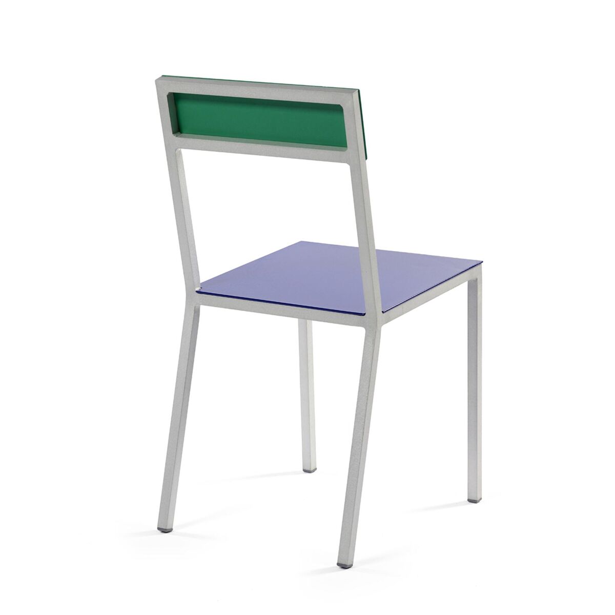 Alu Eetkamerstoel Donker Blauw/ Groen