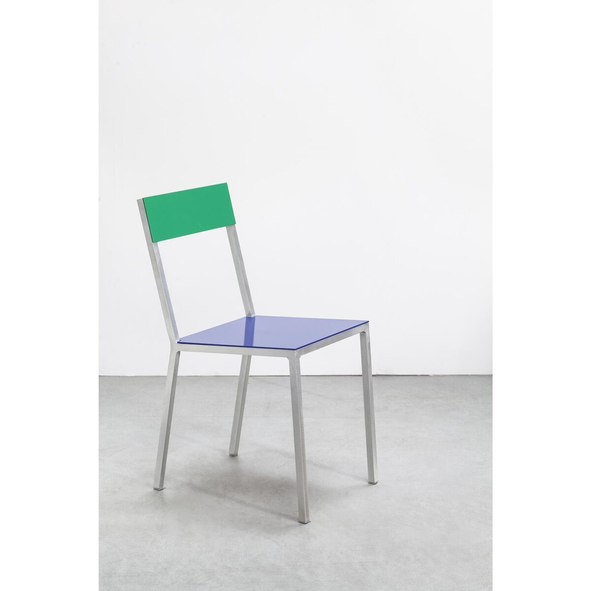 Alu Eetkamerstoel Donker Blauw/ Groen