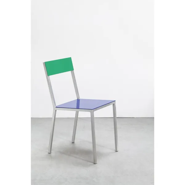Alu Dining Chair Dark Blue/ Green