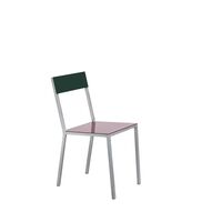 Alu Chaise de Salle à Manger Bordeaux/Vert Bonbon