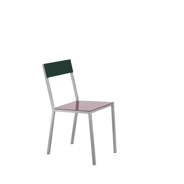 Alu Dining Chair Bordeaux/Candy Green