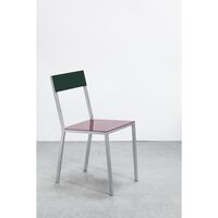 Alu Chaise de Salle à Manger Bordeaux/Vert Bonbon